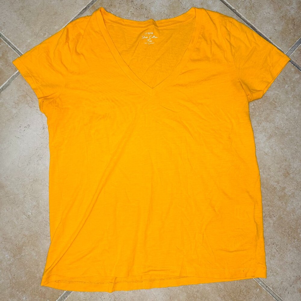 J. Crew Top Orange Size L
